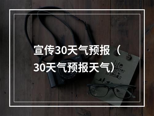 宣传30天气预报（30天气预报天气）