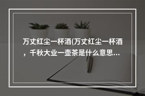 万丈红尘一杯酒(万丈红尘一杯酒，千秋大业一壶茶是什么意思？)