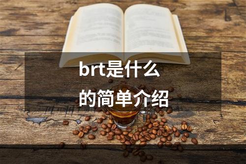 brt是什么的简单介绍