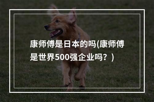 康师傅是日本的吗(康师傅是世界500强企业吗？)