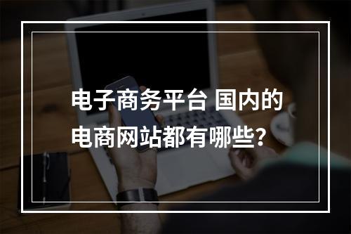 电子商务平台 国内的电商网站都有哪些？