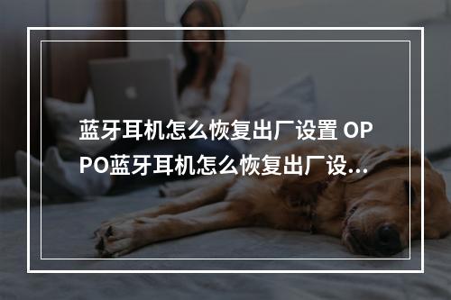 蓝牙耳机怎么恢复出厂设置 oppo蓝牙耳机怎么恢复出厂设置？