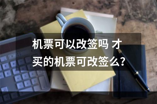 机票可以改签吗 才买的机票可改签么？