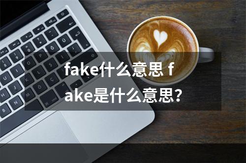 fake什么意思 fake是什么意思？