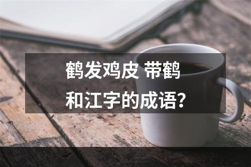 鹤发鸡皮 带鹤和江字的成语？